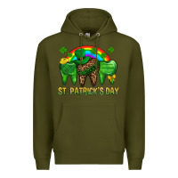 Army Green St. Patricks Dental Premium Hoodie - BundleAndBundleShop