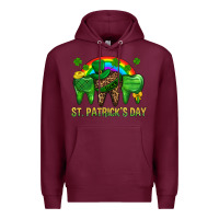 Burgundy St. Patricks Dental Premium Hoodie - BundleAndBundleShop