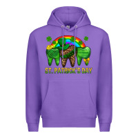 Purple St. Patricks Dental Premium Hoodie - BundleAndBundleShop