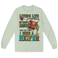 Matcha living life somewhere between jesus take the wheel Long Sleeve Tee - JahusDesignShop