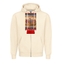 Sandshell all american teacher 12 oz slim can cooler Zipper Hoodie - Artiststas