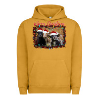 Pigment Peanut Butter Merry Christmas Cows Urban Hoodie - Bettercallsaul