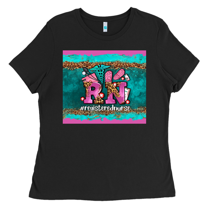Rn Registered  Nurse Ladies Tee by AdoDesignShop | Teevron