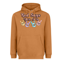 Meerkat god says you are easter Heavyweight Hoodie - MaliasSmallBusiness