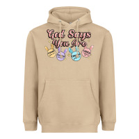 Mushroom god says you are easter Heavyweight Hoodie - MaliasSmallBusiness