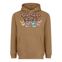 God Says You Are Easter Heavyweight Hoodie | Teevron