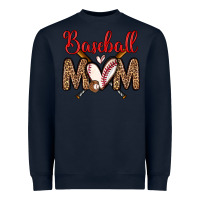 Navy baseball mom Heavyweight Sweatshirt - Zillion Design Studio