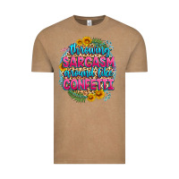Vintage Coffee throwing sarcasm around like confetti Vintage Tee - Zillion Design Studio