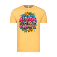Vintage Mustard throwing sarcasm around like confetti Vintage Tee - Zillion Design Studio
