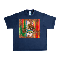Navy mexican flag serape Urban Heavy Tee - CTS Tumbler Store