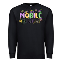 Black mobile mardi gras Premium Sweatshirt - MaliasSmallBusiness