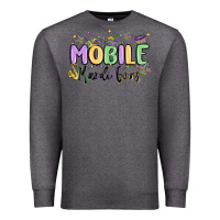 Charcoal Heather mobile mardi gras Premium Sweatshirt - MaliasSmallBusiness