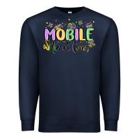 Navy mobile mardi gras Premium Sweatshirt - MaliasSmallBusiness