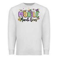 Oatmeal Heather mobile mardi gras Premium Sweatshirt - MaliasSmallBusiness