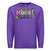 Purple mobile mardi gras Premium Sweatshirt - MaliasSmallBusiness