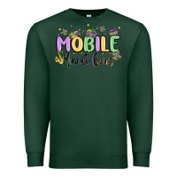 Sports Green mobile mardi gras Premium Sweatshirt - MaliasSmallBusiness