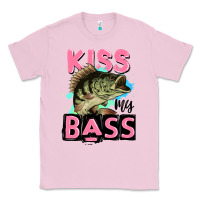 Bubblegum Pink kiss my bass Classic Tee - JahusDesignShop