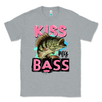 Heather Grey kiss my bass Classic Tee - JahusDesignShop