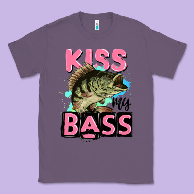 Kiss My Bass Classic Tee Designed By Jahusdesignshop