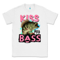 White kiss my bass Classic Tee - JahusDesignShop