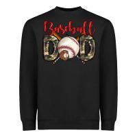 Black baseball dad Heavyweight Sweatshirt - Zillion Design Studio