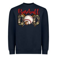 Navy baseball dad Heavyweight Sweatshirt - Zillion Design Studio