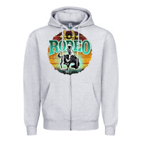 Heather Grey rodeo Zipper Hoodie - JahusDesignShop