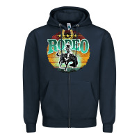 Navy rodeo Zipper Hoodie - JahusDesignShop