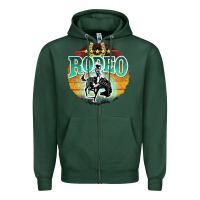 Sports Green rodeo Zipper Hoodie - JahusDesignShop