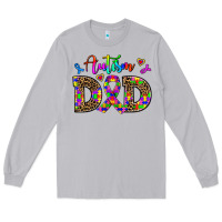 Moon Dust rainbow colors autism dad Long Sleeve Tee - AdoDesignShop