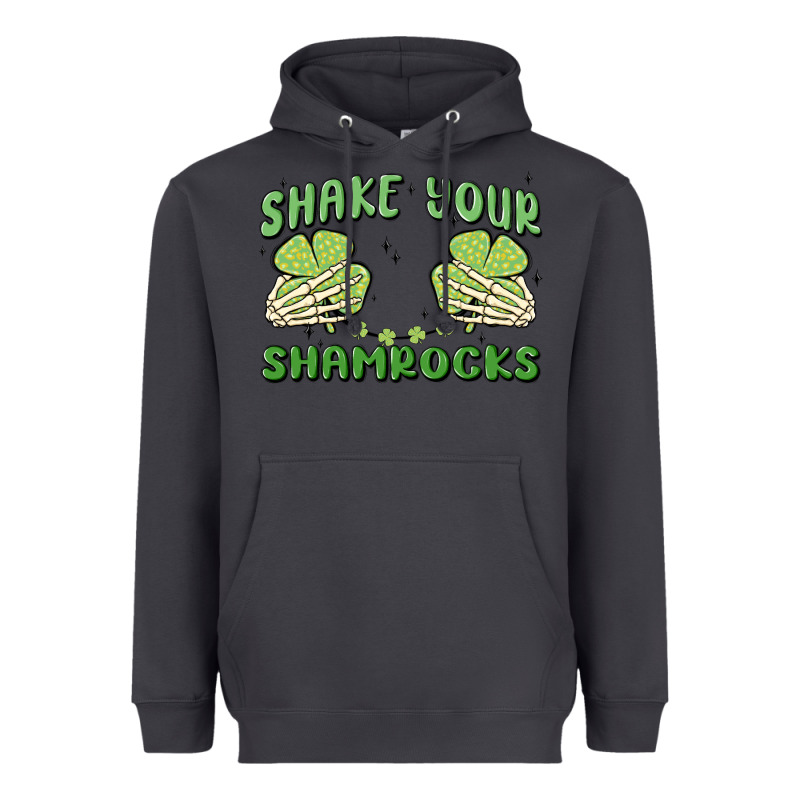 Shake Your Shamrocks Heavyweight Hoodie by MaliasSmallBusiness | Teevron