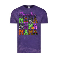 Cloud Purple Spooky Mama Vintage Tee - texasbilliewilder