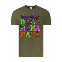 Vintage Olive Spooky Mama Vintage Tee - texasbilliewilder