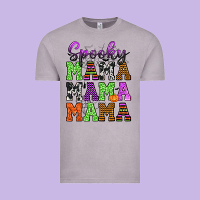 Spooky Mama Vintage Tee Designed By Texasbilliewilder