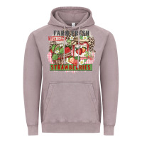 Vintage Zinc farm fresh strawberries Vintage Hoodie - Zillion Design Studio