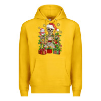 Lemon Skeleton Christmas Element Snowman Awda Premium Hoodie - BundleAndBundleShop