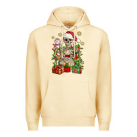 Pina Colada Skeleton Christmas Element Snowman Awda Premium Hoodie - BundleAndBundleShop