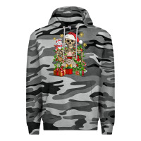Slate Camo Skeleton Christmas Element Snowman Awda Premium Hoodie - BundleAndBundleShop