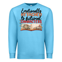 Ocean Blue emotionally attached to fictional characters Premium Sweatshirt - MaliasSmallBusiness