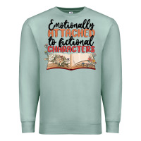 Seafoam emotionally attached to fictional characters Premium Sweatshirt - MaliasSmallBusiness