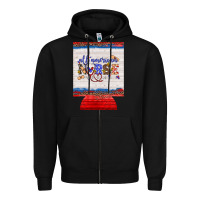 Black all american nurse 12 oz regular can cooler Zipper Hoodie - Artiststas