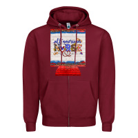 Burgundy all american nurse 12 oz regular can cooler Zipper Hoodie - Artiststas