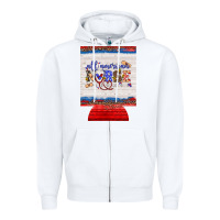 White all american nurse 12 oz regular can cooler Zipper Hoodie - Artiststas