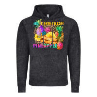 Vintage Black farm fresh pineapple Vintage Hoodie - Zillion Design Studio