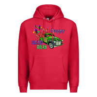 Cardinal mardi gras with truck Premium Hoodie - AdoDesignShop