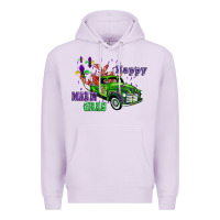 Lilac mardi gras with truck Premium Hoodie - AdoDesignShop