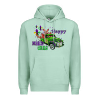 Seafoam mardi gras with truck Premium Hoodie - AdoDesignShop