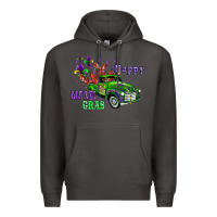 Smoke mardi gras with truck Premium Hoodie - AdoDesignShop