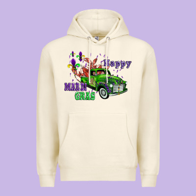 Mardi Gras With Truck Premium Hoodie Designed By Adodesignshop