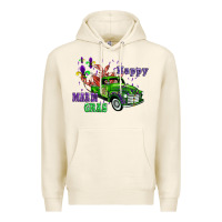 Tofu mardi gras with truck Premium Hoodie - AdoDesignShop